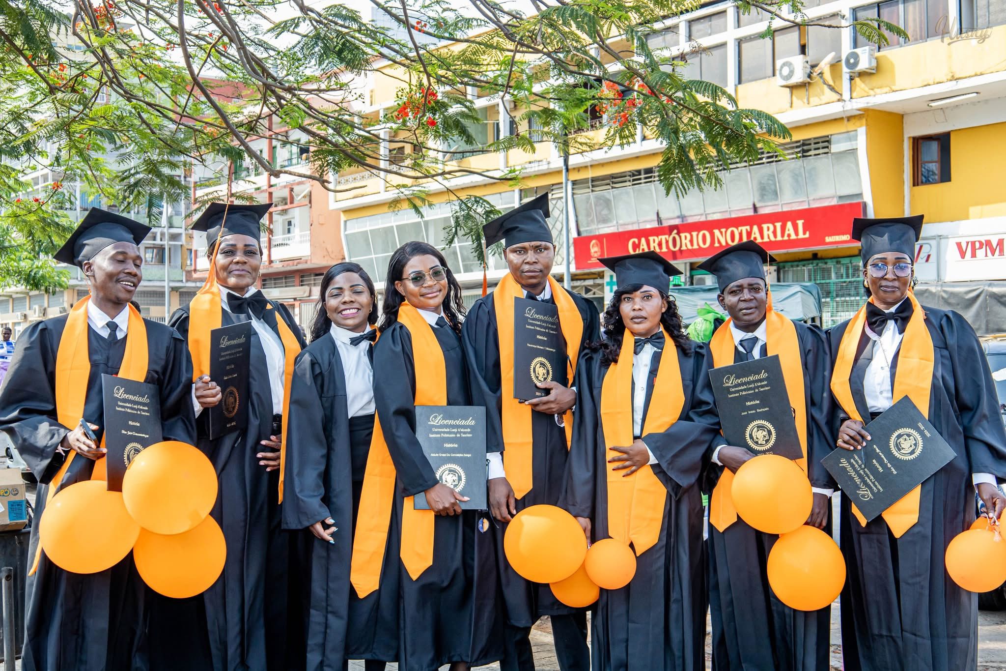 Estudantes do IPS no campus